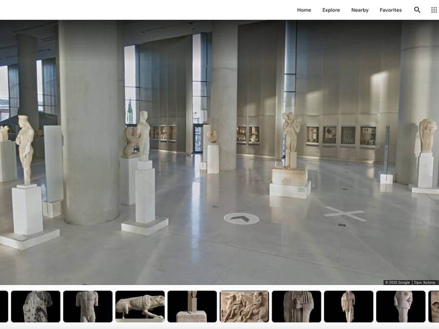 Virtual tour of the Acropolis Museum