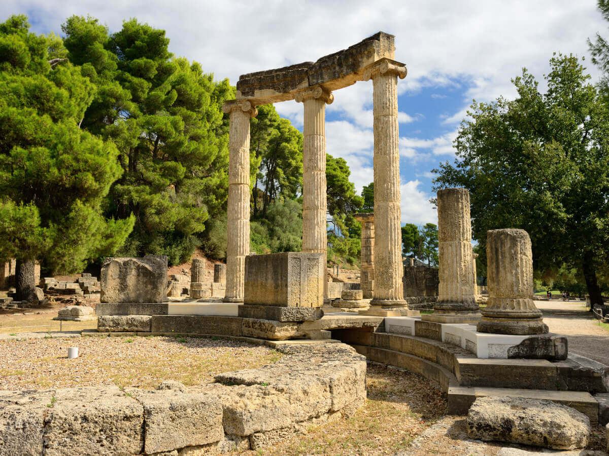 Following the footsteps of Percy Jackson Ancient Olympia Mythology tour