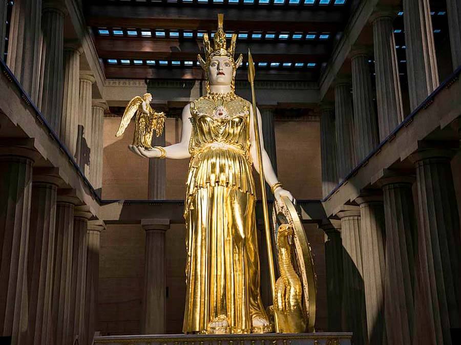 Source: Pxfuel Athena’s statue in the Parthenon’s replica in Nashville