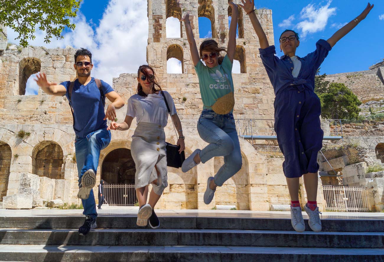 Team building activity in Athens