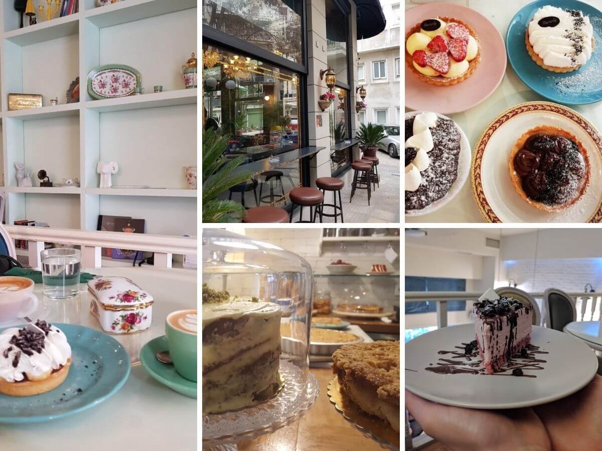 Various delicious sweet dishes at Portatíph