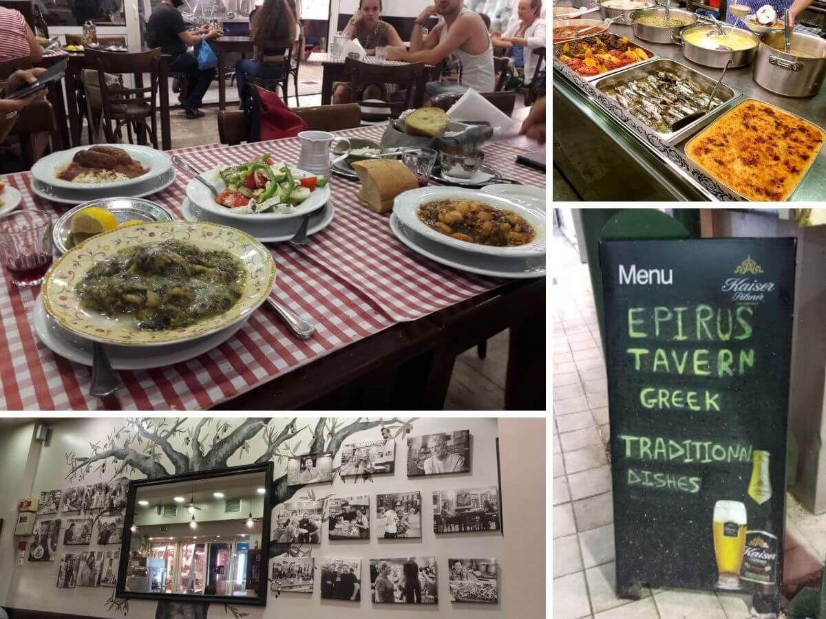 Epirus low-budget food in Athens
