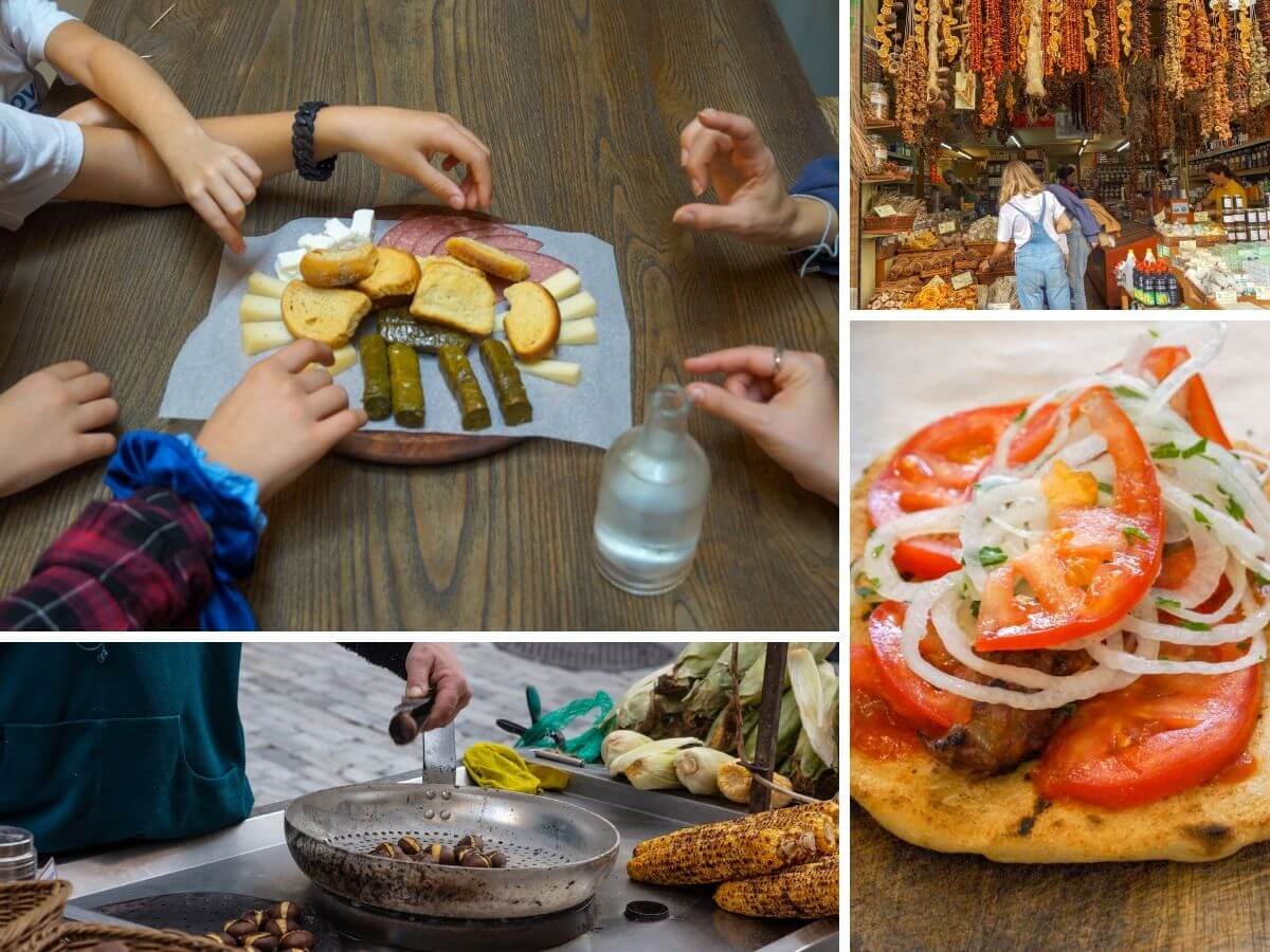 Some of the food that you try during our Athens food tour