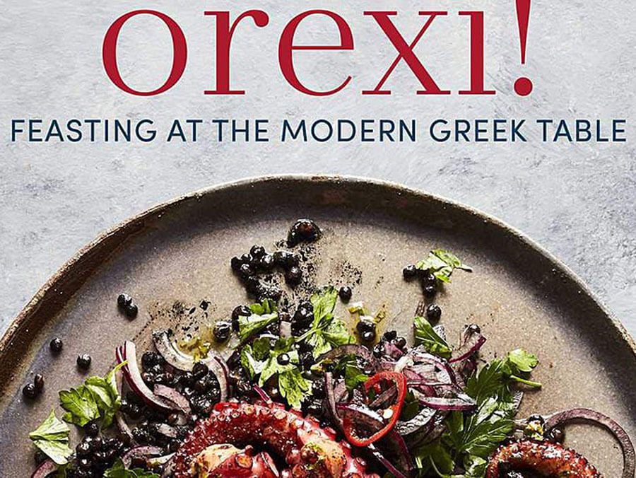 Cover of the “Orexi” cookbook