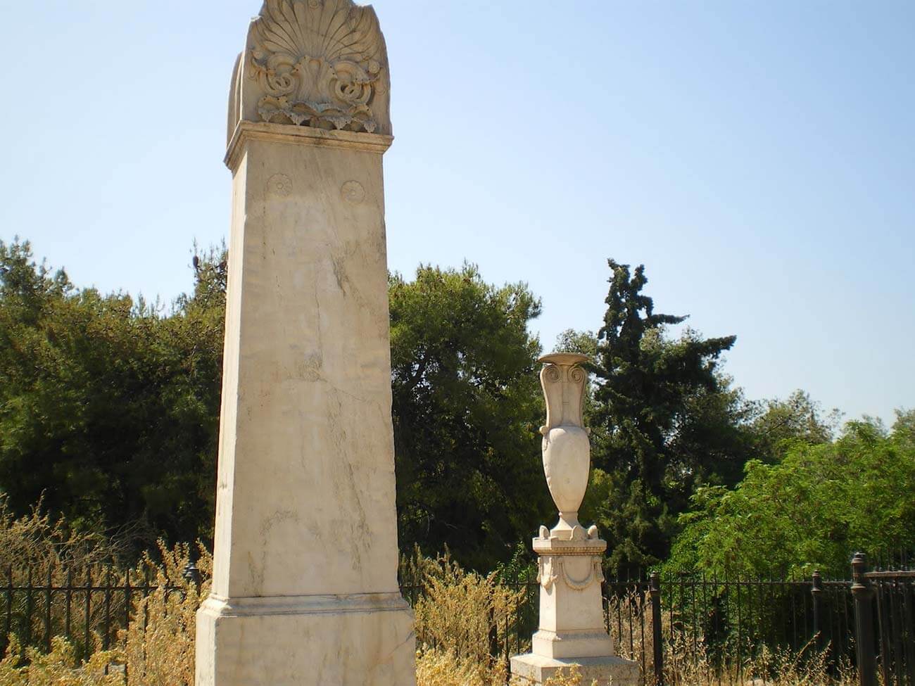 Ancient monuments on Ippios Kolonos Hill