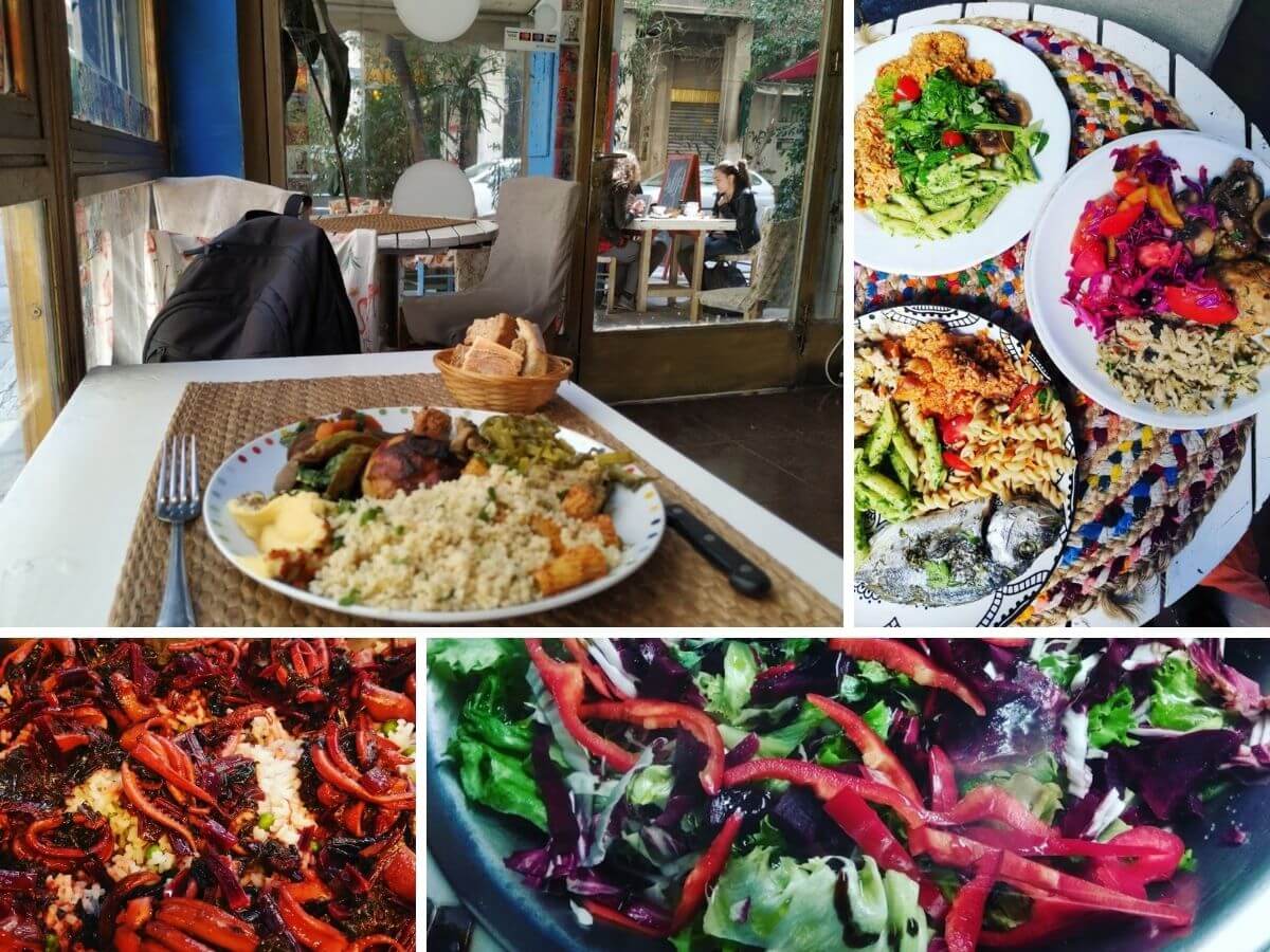 Kymatothraystis low budget meal in Athens