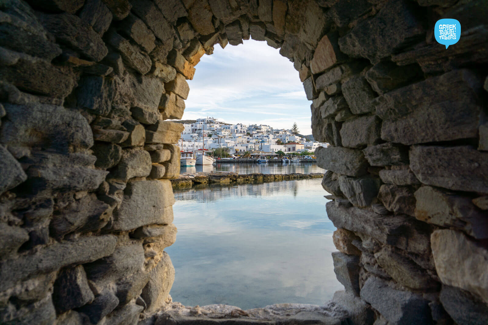 Credit: Greek TravelTellers Visiting Paros - Naousa's Venetial Castle