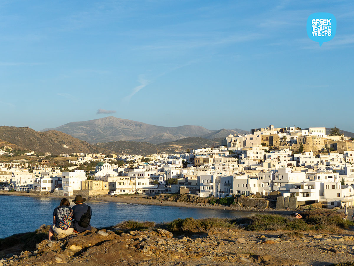 Enjoying the views of Chora Best itinerary for Naxos