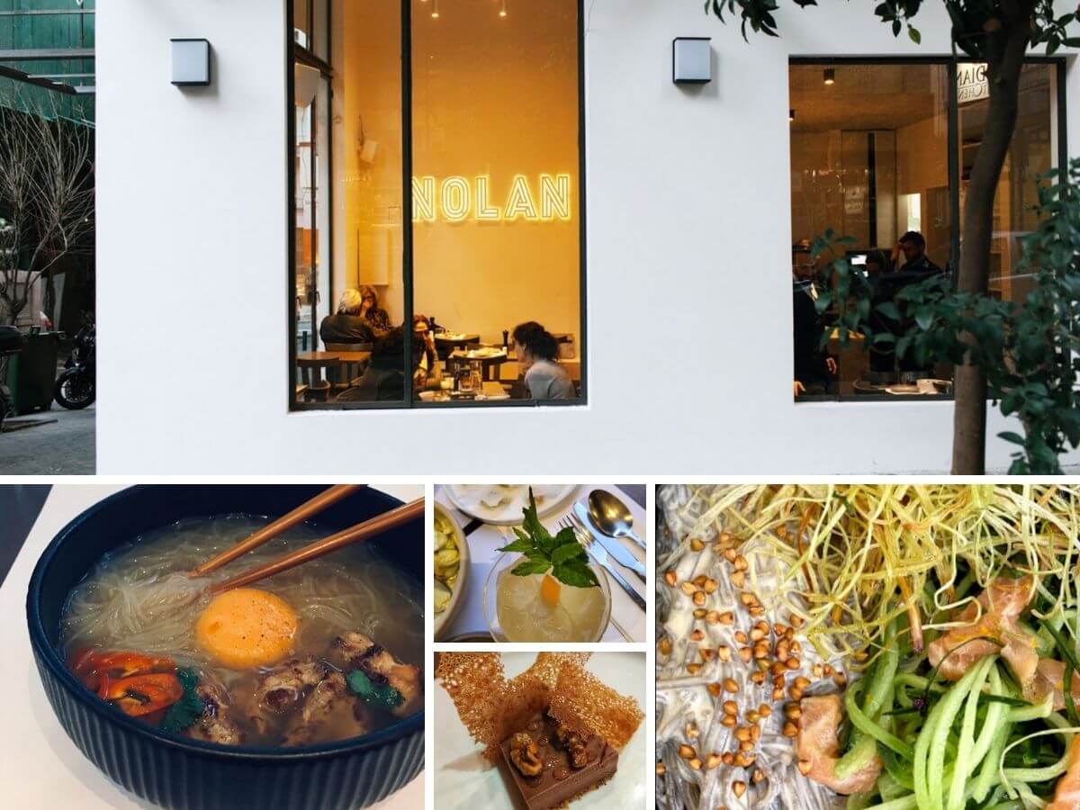 Nolan restaurant in the center of Athens