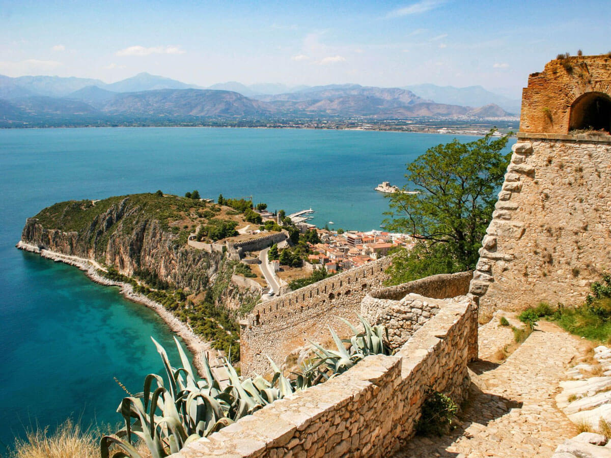 The Palamidi fortress of Nafplio in the Peloponnese