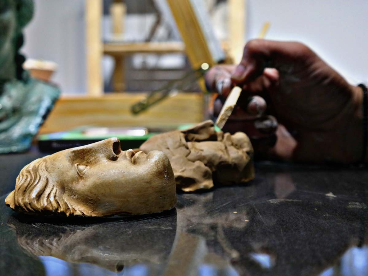 Sculpture workshop in Athens