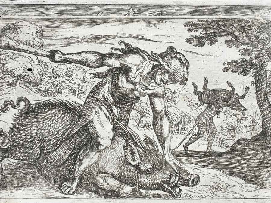 Hercule’s sixth labor: the Erymanthian boar