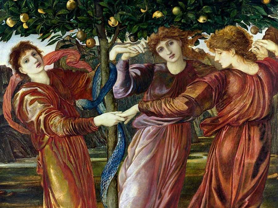 The garden with the Golden Apples of Hesperides