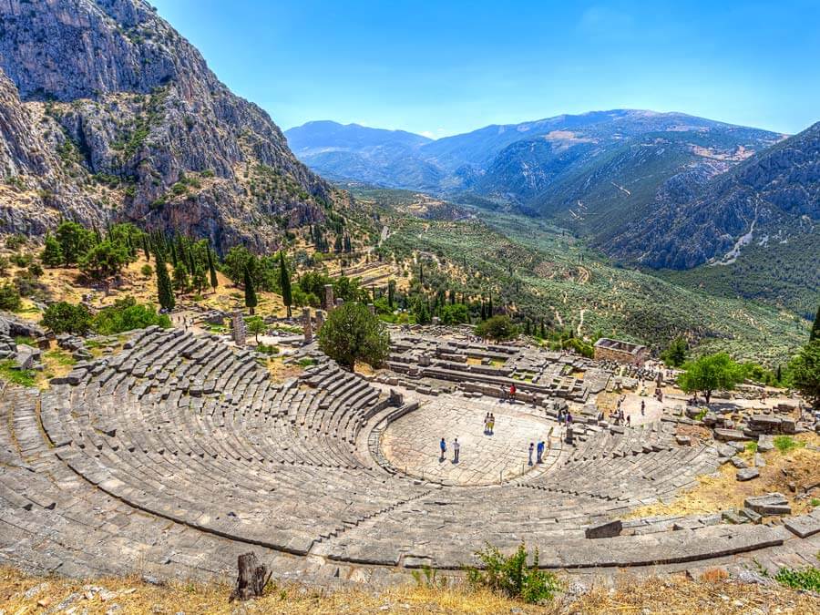 The theatre of Delphi