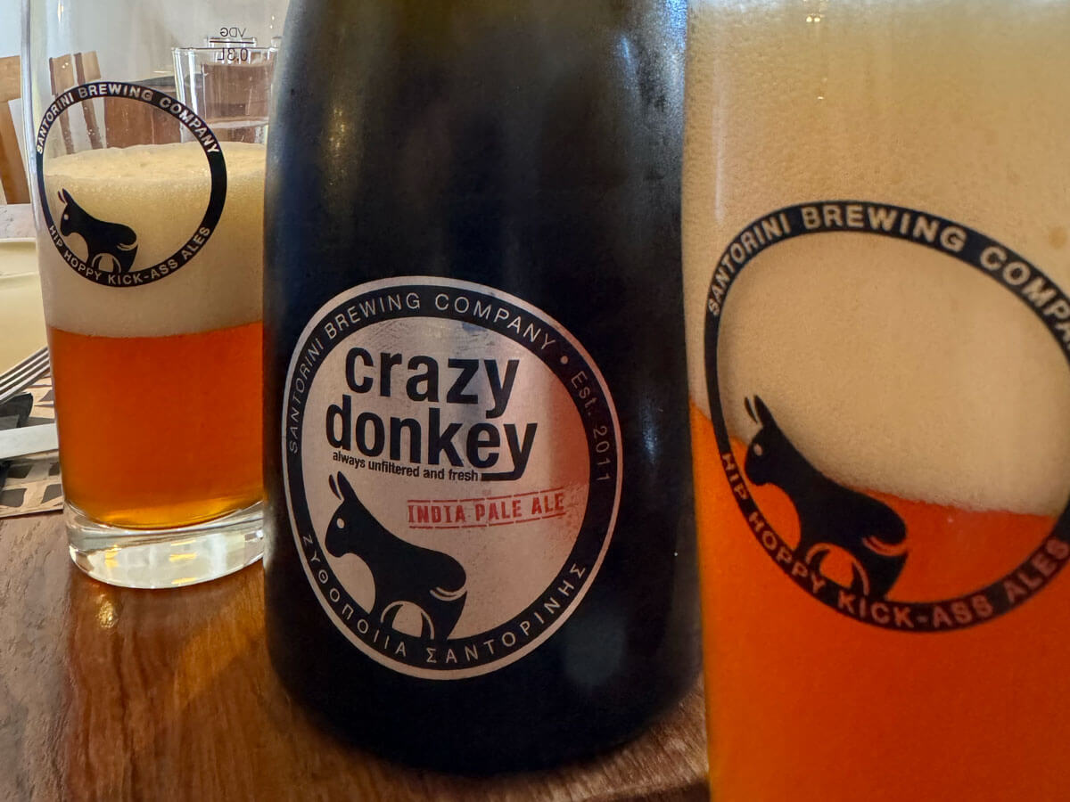 Santorini's gems Local beer to try